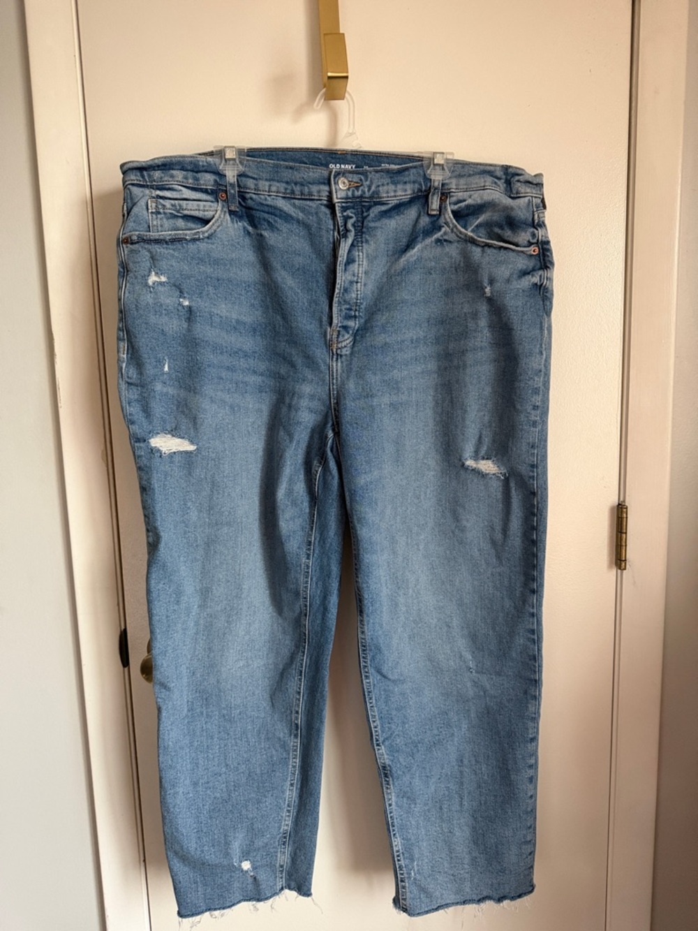 Old Navy Light Blue Distressed Denim Jeans